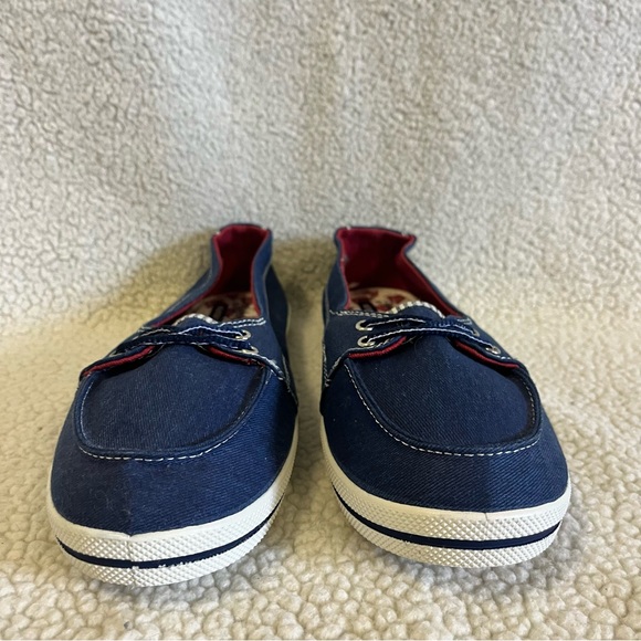 Faded Glory Navy Boat Shoe Memory Foam - Picture 2 of 7